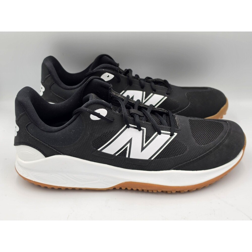 New Balance Fresh Foam 3000v7 Turf Shoes Trainers Black White Men Sz 14 T3000BK7